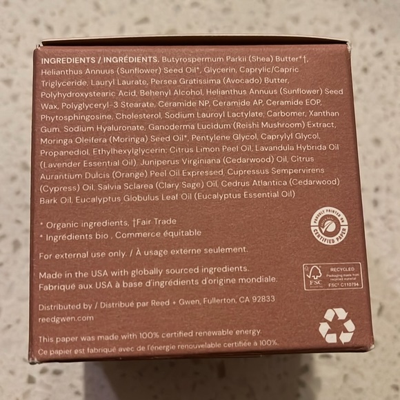 Reed + Gwen Supercharged Reishi Body Melt- New in Sealed Box - Picture 6 of 6